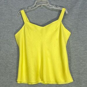 IRISH LINEN Summertime Cool 100% Breathable Linen Cheerful Yellow Double Layer